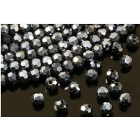 Kristallperlen, rund, Ø 4 mm, facettiert 3 - sun AB / 100 Stück Kristallperlen, rund, Ø 4 mm, facettiert 3 - sun AB / 100 Stück von inwaria