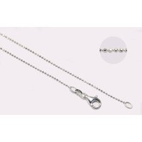 Kugelkette aus 925 Silber, mit Karabinerverschluss Kugelkette aus 925 Silber, mit Karabinerverschluss von inwaria