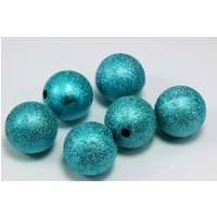 Kunststoffperlen Metall-Optik, rund, Ø 18 / 20 mm Ø 18mm / Rosa / 10 Stück Kunststoffperlen Metall-Optik, rund, Ø 18 / 20 mm Ø 18mm / Rosa / 10 Stück von inwaria