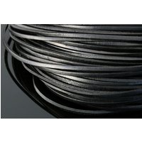 Lederband flach, 3 mm, 1 m, Echt Leder Lederband flach, 3 mm, 1 m, Echt Leder von inwaria