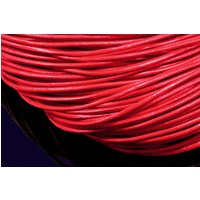 Lederband rund, Ø 1 mm, Echt Leder von inwaria