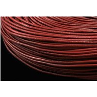 Lederband rund, Ø 3 mm, Echt Leder Rotorange / 5 Meter Lederband rund, Ø 3 mm, Echt Leder Rotorange / 5 Meter von inwaria