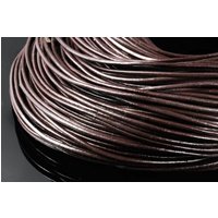 Lederband rund, Ø 4 mm, 1 m, Echt Leder von inwaria