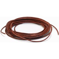 Lederband rund, natur, matt, Ø 1 mm, Echt Leder Hellbraun natur / 1 Meter von inwaria