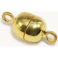 Magnetverschluss aus 925 SILBER vergoldet, Ø 6,5 mm Magnetverschluss aus 925 SILBER vergoldet, Ø 6,5 mm von inwaria
