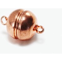 Magnetverschluss mit Ösen, 14 x 8 mm, rosa Magnetverschluss mit Ösen, 14 x 8 mm, rosa von inwaria