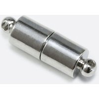 Magnetverschluss mit Ösen, 15 x 5 mm, silberfarben Magnetverschluss mit Ösen, 15 x 5 mm, silberfarben von inwaria