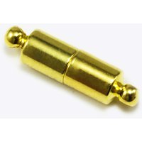 Magnetverschluss mit Ösen, 20 x 5 mm, goldfarben Magnetverschluss mit Ösen, 20 x 5 mm, goldfarben von inwaria