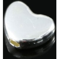 Metallperlen, Herz, 5 x 6 mm, 10 Stück Metallperlen, Herz, 5 x 6 mm, 10 Stück von inwaria