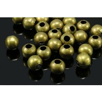 Metallperlen, Ø 8 mm, Kugel Silberfarben hell / 100 Stück Metallperlen, Ø 8 mm, Kugel Silberfarben hell / 100 Stück von inwaria