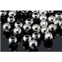 Metallperlen, Ø 8 mm, Kugel Silberfarben hell / 100 Stück Metallperlen, Ø 8 mm, Kugel Silberfarben hell / 100 Stück von inwaria