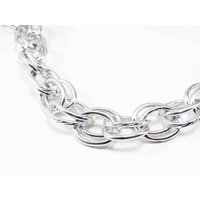 Panzerkette, 16 x 22 mm, 1 m, Aluminium, Meterware Panzerkette, 16 x 22 mm, 1 m, Aluminium, Meterware von inwaria