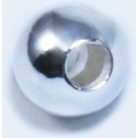 Perlen aus 925 Silber, Ø 6 mm, glatt von inwaria