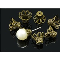Perlenkappen, 5 x 6 mm von inwaria