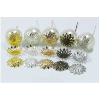 Perlenkappen, Ø 18 mm Goldfarben / 20 Stück Perlenkappen, Ø 18 mm Goldfarben / 20 Stück von inwaria