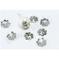 Perlenkappen, Ø 6/7,5/8,5 mm, 100 Stück 8,5mm / Goldfarben von inwaria