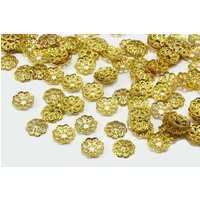 Perlenkappen, Ø 7 mm Bronzefarben / 50 Stück Perlenkappen, Ø 7 mm Bronzefarben / 50 Stück von inwaria