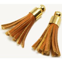 Quaste Anhänger, mini, 20 mm Hellrosa / 2 Stück Quaste Anhänger, mini, 20 mm Hellrosa / 2 Stück von inwaria