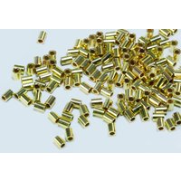 Quetschröhrchen aus 925 Silber vergoldet, Ø 1,5 / 2 mm 2 mm / 500 Stück Quetschröhrchen aus 925 Silber vergoldet, Ø 1,5 / 2 mm 2 mm / 500 Stück von inwaria
