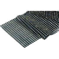 Strassband, echte Strass Steine, 24-reihig, Breite 12 cm, Länge 50 cm Strassband, echte Strass Steine, 24-reihig, Breite 12 cm, Länge 50 cm von inwaria