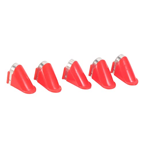 ioannis 5Pcs Edelstahlklingen Für Elektrischen Kartoffel-Gemüse-Obstschäler (Rot) von ioannis