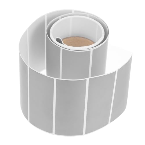 iplusmile 1 Rolle Kratzbeschichtung Abkratzen Etikett Party-rubbelaufkleber Machen Stickerspiel Abrubbeln Rubbelkartenaufkleber Aufkleber Belohnen Ticket Kratzer Rechteck Klein Silver Papier von iplusmile
