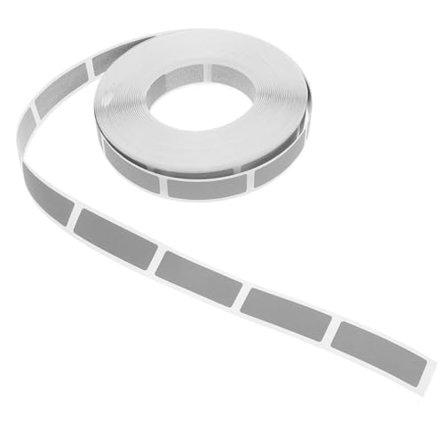 iplusmile 1 Rolle Rubbelkarten-Aufkleber Rubbel-Transferaufkleber Kratzaufkleber Runde Aufkleber zum Rubbeln Kratzetiketten Rubbeletiketten Aufkleber Runde Rubbeletiketten Kratzer Papier von iplusmile