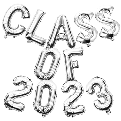 iplusmile 1 Satz 2023 Ballonanzug Ballon 2023 Partyballons Dekorationen Herzlichen Glückwunsch Luftballons Ballonnummern 2023 Master -abschlussballons Ö Aluminiumfolie Silver von iplusmile