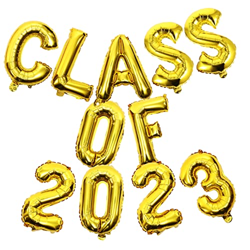 iplusmile 1 Satz 2023 Ballonanzug Partyzubehör Grad -Dekorballons schillernde Partydekorationen Rosa Grad Ballon Ballons der Abschlusssaison dekorativer Luftballon Aluminiumfolie Golden von iplusmile