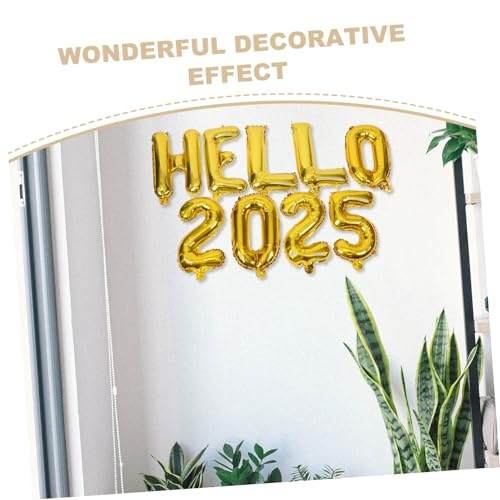iplusmile 1 Satz Hello Folienballons Dekorative Luftballons für Neujahrsfeiern zu Installieren für Partys Feste und Feierlichkeiten Sicher und Langlebig Goldenes Design für Festliche Anlässe iplusmile 1 Satz Hello Folienballons Dekorative Luftballons für Neujahrsfeiern zu Installieren für Partys Feste und Feierlichkeiten Sicher und Langlebig Goldenes Design für Festliche Anlässe von iplusmile