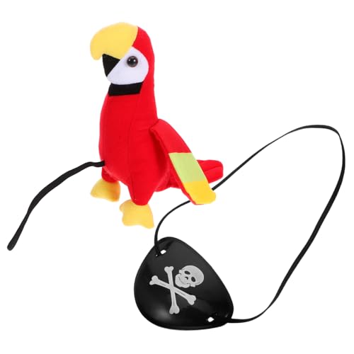iplusmile 1 Satz Papageien -Outfit Papagei Piraten-Cosplay-Requisiten Schulterpapagei Papagei Requisiten Zum Verkleiden Von Piraten Papagei Auf Der Schulter Plüsch von iplusmile