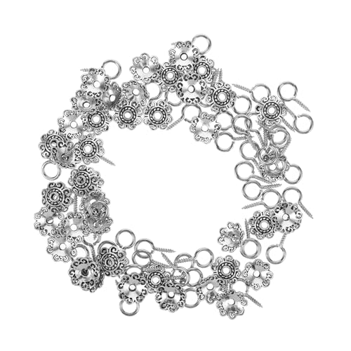 iplusmile 1 Satz Schmuckzubehör Armbandherstellung Armbandperlen Schlüssel Perlenendkappen Perlenkappen Zur Herstellung Von Armbändern Ösenhaken Aus Metall Schmuckteile Silber Legierung iplusmile 1 Satz Schmuckzubehör Armbandherstellung Armbandperlen Schlüssel Perlenendkappen Perlenkappen Zur Herstellung Von Armbändern Ösenhaken Aus Metall Schmuckteile Silber Legierung von iplusmile