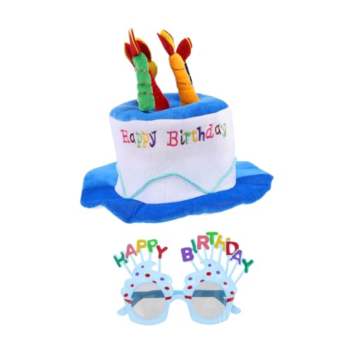 iplusmile 1 Set Neuheit Party- Und Geburtstagshut-set, Unisex-happy-birthday-kuchenhut Mit Mehrfarbigen Kerzen Für Partygeschenke Und Kostümzubehör iplusmile 1 Set Neuheit Party- Und Geburtstagshut-set, Unisex-happy-birthday-kuchenhut Mit Mehrfarbigen Kerzen Für Partygeschenke Und Kostümzubehör von iplusmile