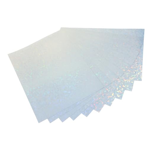 iplusmile 10 Blatt Holographisches Selbstklebendes Druckerpapier Wasserfestes Farbiges Stickerpapier für Tintenstrahldrucker Vielseitig Einsetzbar für Basteln Dekoration und DIY Etiketten iplusmile 10 Blatt Holographisches Selbstklebendes Druckerpapier Wasserfestes Farbiges Stickerpapier für Tintenstrahldrucker Vielseitig Einsetzbar für Basteln Dekoration und DIY Etiketten von iplusmile