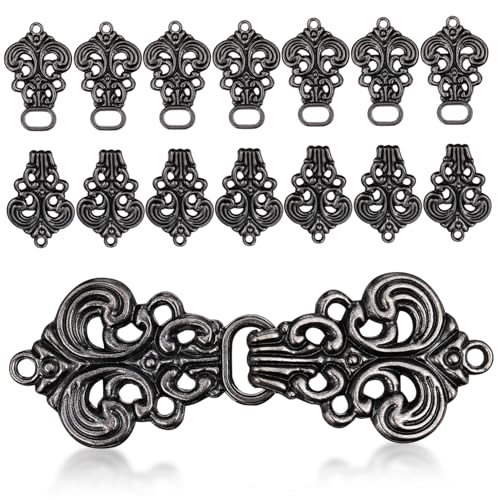 iplusmile 10 Paare Cheongsam Vintage Verschlüsse aus Langlebigem Material Verarbeitung Chinesischer Stil Knöpfe für Hanfu Jacken Retro Kleidung Praktische Dekorative Clips für Strickjacken von iplusmile