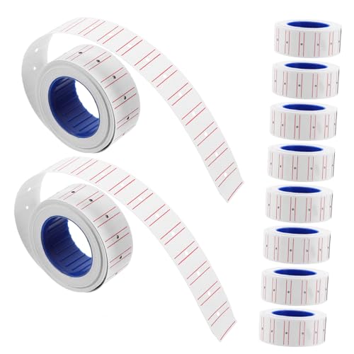 iplusmile 10 Rollen Selbstklebende Preisschilder Papier für Preisauszeichner Maschinen Etiketten pro Rolle Klare Haftende Preisetiketten für Supermarkt und Einzelhandel iplusmile 10 Rollen Selbstklebende Preisschilder Papier für Preisauszeichner Maschinen Etiketten pro Rolle Klare Haftende Preisetiketten für Supermarkt und Einzelhandel von iplusmile