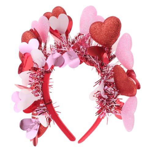 iplusmile 10 Stück Herz-stirnband Mit Glitzer-design, Valentinstag-haarschmuck, Amor-stirnband Für Weihnachten, Hochzeit, Urlaub, Single-party, Rot, Rosa iplusmile 10 Stück Herz-stirnband Mit Glitzer-design, Valentinstag-haarschmuck, Amor-stirnband Für Weihnachten, Hochzeit, Urlaub, Single-party, Rot, Rosa von iplusmile