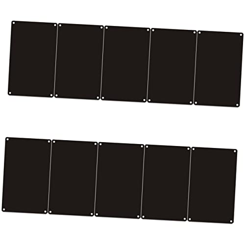 iplusmile 10 Stück Teiliges Aluminium Namensschilder Schwarz Blanko Türschilder mit Löchern Langlebige Gravurplatten für Büro Wandmontage DIY Metallrahmen und Beschriftung iplusmile 10 Stück Teiliges Aluminium Namensschilder Schwarz Blanko Türschilder mit Löchern Langlebige Gravurplatten für Büro Wandmontage DIY Metallrahmen und Beschriftung von iplusmile