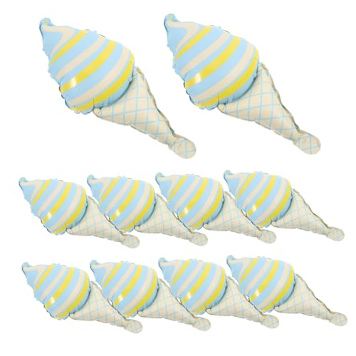iplusmile 10 Stück Teiliges Eiscreme Folienballon Langlebige Aluminiumfolie Einfache Inflation Niedliche Eiscreme Luftballons für Geburtstagsfeiern und Partydekorationen iplusmile 10 Stück Teiliges Eiscreme Folienballon Langlebige Aluminiumfolie Einfache Inflation Niedliche Eiscreme Luftballons für Geburtstagsfeiern und Partydekorationen von iplusmile