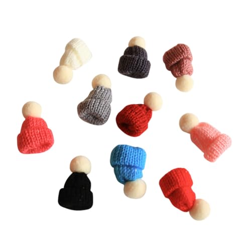 iplusmile 10 Stück Teiliges Mini Weihnachtsmützen aus Filz Bunte DIY Dekoaccessoires für Weihnachtsdeko und Tischdekoration Kleine Weihnachtsanhänger für Festliche Heimdeko und Partyspaß iplusmile 10 Stück Teiliges Mini Weihnachtsmützen aus Filz Bunte DIY Dekoaccessoires für Weihnachtsdeko und Tischdekoration Kleine Weihnachtsanhänger für Festliche Heimdeko und Partyspaß von iplusmile