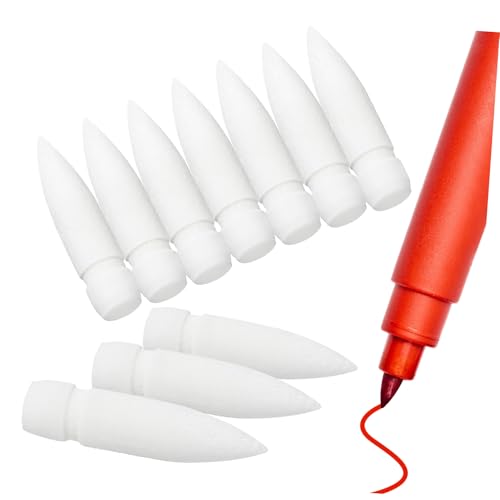 iplusmile 10 Stück Teiliges Nachfüllbare Acrylmarker Ersatzspitzen aus Nylon Spitze Präzise Marker Nibs Kompatibel für Künstler Malerei Zeichnung iplusmile 10 Stück Teiliges Nachfüllbare Acrylmarker Ersatzspitzen aus Nylon Spitze Präzise Marker Nibs Kompatibel für Künstler Malerei Zeichnung von iplusmile