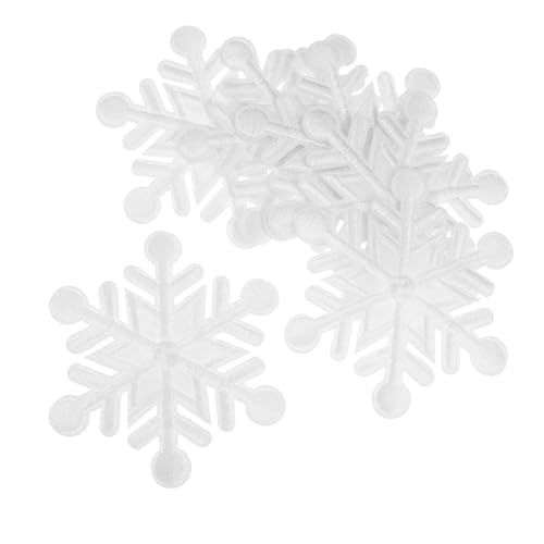 iplusmile 10 Stück Teiliges Weiße Schneeflocken Stickerei Patches zum Aufbügeln Dekorative Weihnachtsapplikationen für Kleidung Jacken Rucksäcke und Hüte Einfache DIY Winterdeko und iplusmile 10 Stück Teiliges Weiße Schneeflocken Stickerei Patches zum Aufbügeln Dekorative Weihnachtsapplikationen für Kleidung Jacken Rucksäcke und Hüte Einfache DIY Winterdeko und von iplusmile