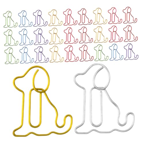 iplusmile 100 Stück Büroklammern in Welpenform, Lustige Süße Büroklammern, Lesezeichen, Planer-clips Für Spaß, Bürobedarf, Schulgeschenk, Hochzeitsdekoration, Verschiedene Farben iplusmile 100 Stück Büroklammern in Welpenform, Lustige Süße Büroklammern, Lesezeichen, Planer-clips Für Spaß, Bürobedarf, Schulgeschenk, Hochzeitsdekoration, Verschiedene Farben von iplusmile