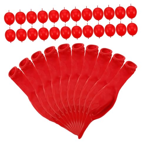 iplusmile 100 Stück Geburtstag Luftballons hellrote Luftballons valentinstag luftballons Große Latexballons Väter Tag Ballons Ballon verbinden Geburtstagsballons Männer Partyballons Emulsion von iplusmile