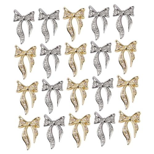 iplusmile 100 Stück Nagelstecker Schleifen Nail Art Studs DIY Maniküre Patch Nageldekorationen für Damen und Maniküristen Goldene Silberne Schleifen Sichere und Langlebige Nail Art Tools iplusmile 100 Stück Nagelstecker Schleifen Nail Art Studs DIY Maniküre Patch Nageldekorationen für Damen und Maniküristen Goldene Silberne Schleifen Sichere und Langlebige Nail Art Tools von iplusmile