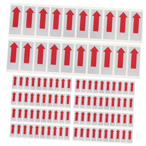 iplusmile 100 Stück Siegeletiketten Selbstklebende Siegelaufkleber Richtungsaufkleber Für Tüten Pfeile Aufkleber Beutelversiegelung Pfeilaufkleber Pfeilsiegelaufkleber Für Tüten von iplusmile