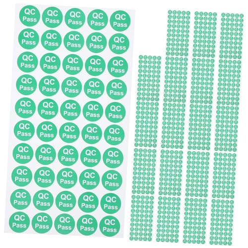 iplusmile 1000Stücke Qc Bestandene Etiketten Selbstklebende Qualitätsprüfungsaufkleber Runde Lageretiketten Für Einfache Identifikation Von Qualitätsgeprüften von iplusmile