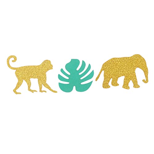 iplusmile 100stücke Monstera Tier Konfetti Deko Für Geburtstagsfeiern Kreative Papierschnipsel Bunten Farben Für Hawaii-mottopartys Und Feierlichkeiten iplusmile 100stücke Monstera Tier Konfetti Deko Für Geburtstagsfeiern Kreative Papierschnipsel Bunten Farben Für Hawaii-mottopartys Und Feierlichkeiten von iplusmile