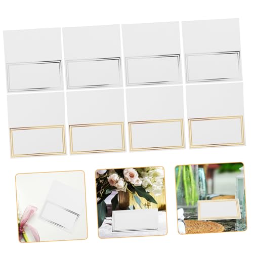 iplusmile 100Stücke Hochwertige Tischkarten Für Hochzeiten Partyplatzkarten Beschreibbar Für Gästelisten Und Tischdekoration Romantische iplusmile 100Stücke Hochwertige Tischkarten Für Hochzeiten Partyplatzkarten Beschreibbar Für Gästelisten Und Tischdekoration Romantische von iplusmile