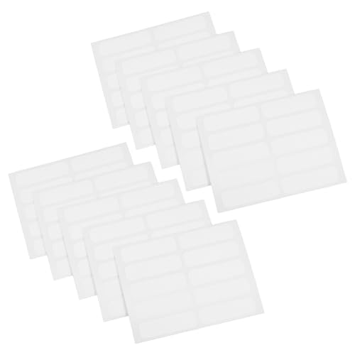 iplusmile 100Stücke Namensetiketten Aufbügeln Waschmaschinen und Trocknergeeignet Selbstklebende Stoffetiketten für Kleidung Rucksäcke Babyflaschen und Schulmaterial Langlebig von iplusmile